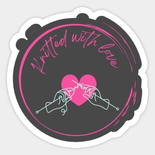 Knitted with love Sticker